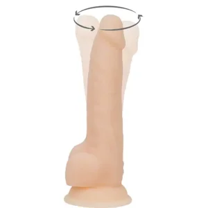 Naked Addiction Roterende & Vibrerende Vibrator Vanille 20 cm