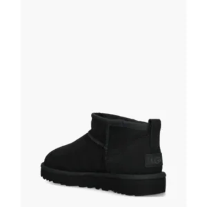 UGG Classic Ultra Mini Boot Black Dames Enkelboots