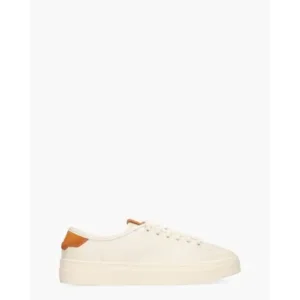 Santoni 22068 Wit/Oranje Herensneakers