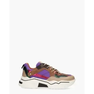 Dwrs Pluto Scuba Paars/Multicolor Damessneakers