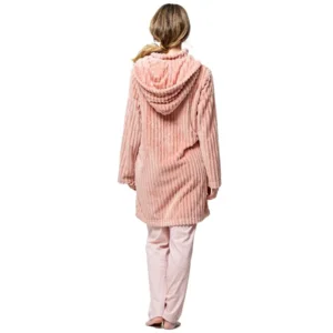 Egatex kamerjas Dames: Peach kleur, Met rits ( EGA.496 )
