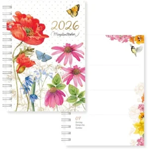 Ringband Agenda - 2026 - Marjolein Bastin - Bloemen & vlinders