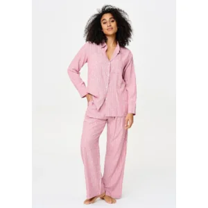 Lingadore Stripes pyjama in vieux roze