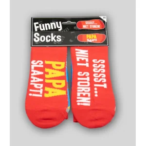 Sokken - Sssst niet storen! Papa slaapt! - Funny socks