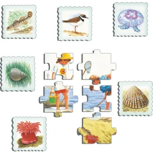 Puzzel - Flora en fauna aan zee - 48st - Karton