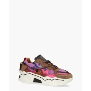 Dwrs Jupiter Terry Bruin/Multicolor Damessneakers