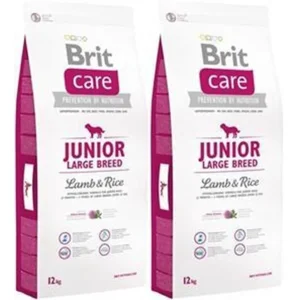 BRIT care hypo allergeen junior large breed lam & rijst 2 x 12 kg