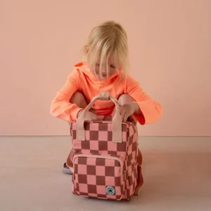 Sticky Lemon Rugzak Kinderen Blokken Roze Bruin