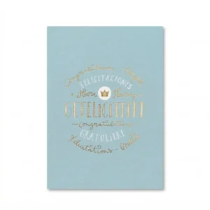 Kaart - Words up - Gefeliciteerd - GBE.0020