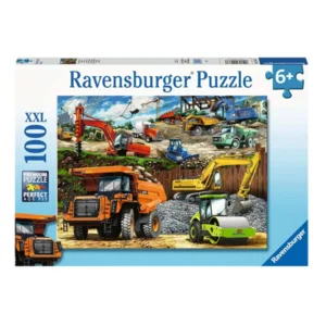 Puzzel - Bouwvoertuigen - 100st. XXL