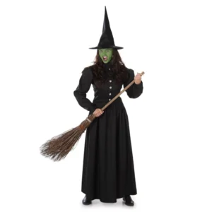 Kostuum -  Heks - Wicked witch - 3dlg - S