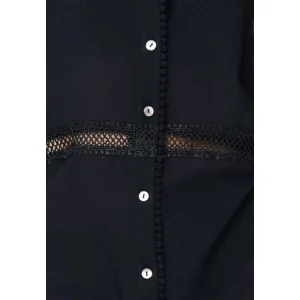 Lingadore Cotton strandjurk in zwart