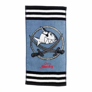 Magische handdoek Capt'n Sharky - blauw