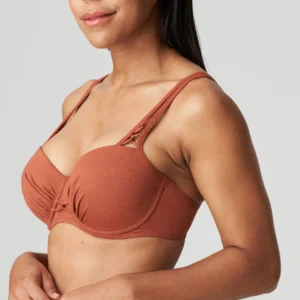 Prima Donna Swim Manuia voorgevormde bikini in roestbruin