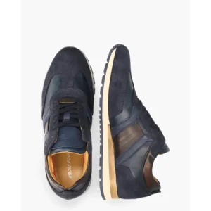 Rapid Soul Sweder Donkerblauw/Bruin Herensneakers