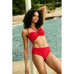 Marie Jo Swim Madurai strapless bikini in rood
