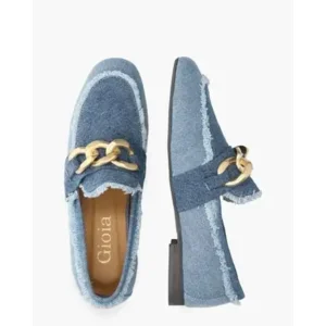 Gioia Wianna Jeansblauw Damesloafers