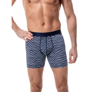 Loïc et Henry Modal Navy herenshort in blauw