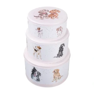 Cake Set Tin - Dogs