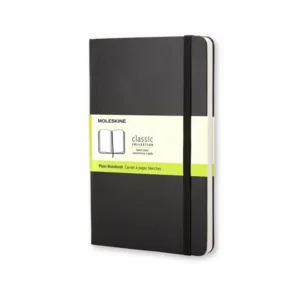 Moleskine notebook pocket zwart harde kaft effen