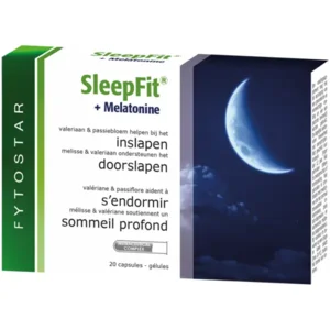 Fytostar Sleepfit + Melatonine 20caps -inslapen&doorslapen