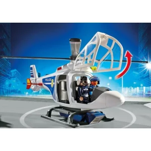Playmobil - Politiehelicopter met LED-zoeklicht - 6874