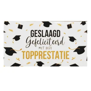 Artige - Kaart - Geslaagd - SGP15-C - Geslaagd gefeliciteerd met deze topprestatie