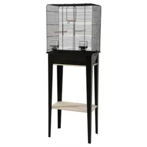Zolux Vogelkooi Chic Loft Met Meubel Zwart 124 cm
