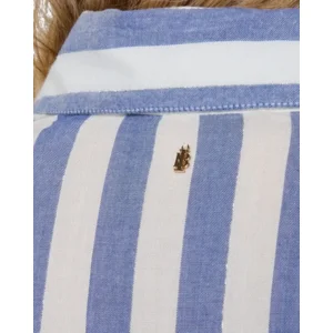 Ibana Thalita Blauw/Wit Dames Blouse