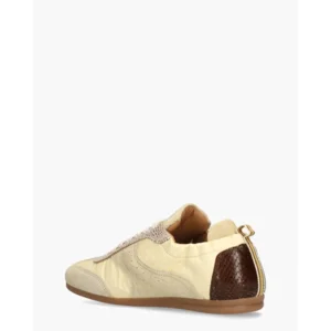 Via Vai June Haylee Lichtgeel/Beige Damessneakers