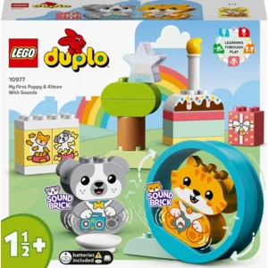 LEGO® 10977 DUPLO® Mijn eerste Puppy en Kitten met geluid