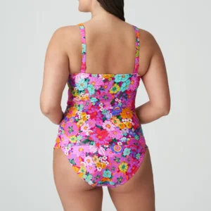 Prima Donna Swim Najac tankini in roze met bloemenprint