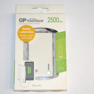 GP Powerbank 2500 mAh wit