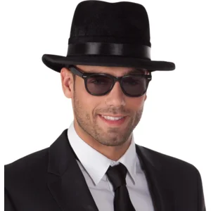 Bril - Blues brothers - Zwart