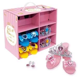 Princess Accessories Box – Prinsessenset 3 Kleuren | Schoenen, Tiara’s & Oorbellen