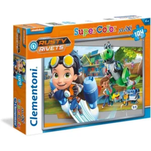 Clementoni Supercolor Maxi puzzel - Rusty Rivets 104 grote stukken