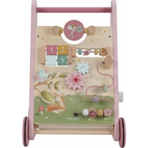 Babywalker - Loop / duwwagen - Fairy Garden - Met activiteiten - Roze