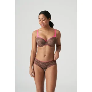 Prima Donna Twist Cafe Plume shorty in dierenprint