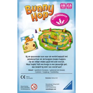 Spel - Bunny hop - Pocketeditie - 4+
