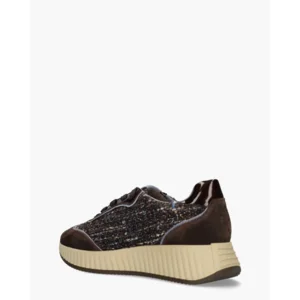 Softwaves Alice Bruin/Blauwe Damessneakers