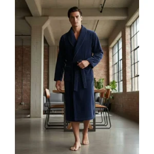 Egatex ( Soy ) Kamerjas Heren: Blauw, Fleece warm ( EGA.546 )