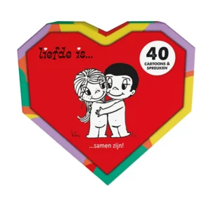 Liefde is..... samen zijn - Spreuken en cartoons - In hartdoosje