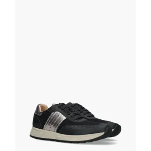 Rapid Soul Yavanna Zwart/Zilveren Damessneakers