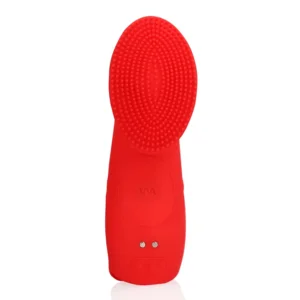 Loveline Textured Finger Vibrator Sunrise Red 11 cm