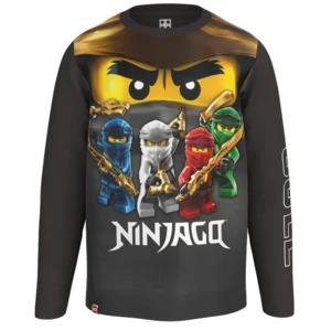 Legowear Jongens Tshirt Lego Ninjago M12010729 Dark grey