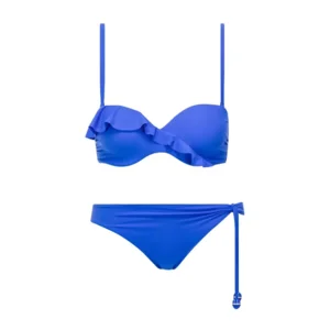 Chantelle Oxygen strapless bikini in blauw