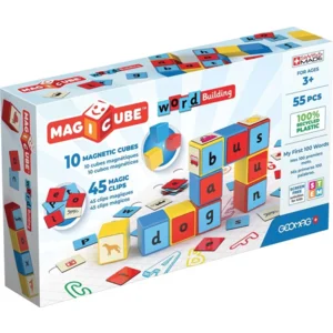 Geomag - Magicube - Magnetische blokken - Word building - 55dlg.
