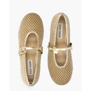 Steve Madden Rejoice-R Goud Damesballerina's