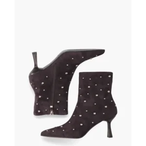 Vivian Ray Gerona Aubergine Dames Enkelboots