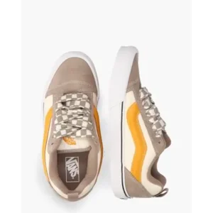 Vans Knu Skool Beige/Wit Herensneakers